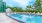 Tropical Resort-Style Pool with Sunshelf